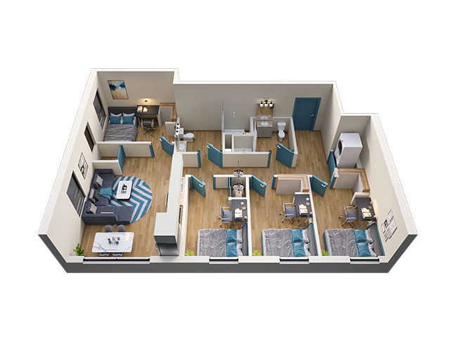 4/2 Type 7 Floor plan layout