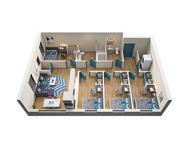 4/2 Type 5 Floor plan layout