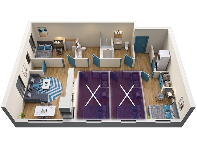 Super 2 Floor plan layout