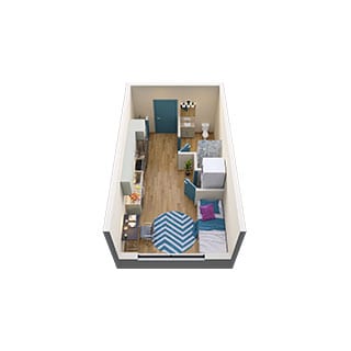 1-Bed Floorplans