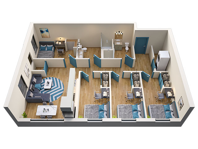 4/2 Type 5 Floor plan layout